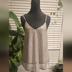 Gold Peach Love California Top